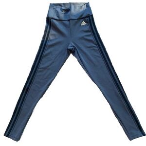 Addidas Leggings Blue Striped (XS)